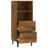 Aparador madera contrachapada roble ahumado 34,5x34x90