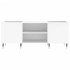Mueble para discos madera contrachapada blanco 121x38x48