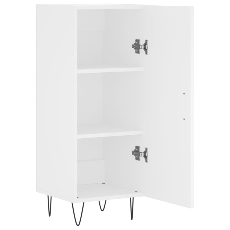 Aparador madera de ingeniería blanco 34,5x34x90