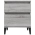 Mesitas de noche 2 unidades gris Sonoma 40x35x50