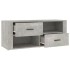 Mueble para TV contrachapada gris hormigón 100x35x40
