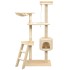 Rascador para gatos con poste rascador de sisal 150 cm