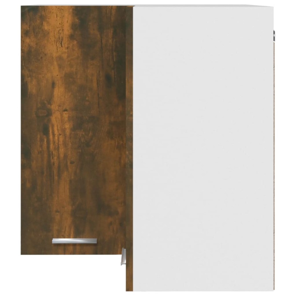 Armario colgante de esquina madera ingeniería roble