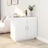 Aparador de madera contrachapada blanco 80x40x75