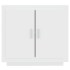 Aparador de madera contrachapada blanco 80x40x75