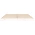 Estructura de cama sin colchón madera de pino blanca 140x190