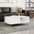 Mesa de centro madera de ingeniería blanco 90x60x35