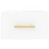 Mesitas de noche de pared 2 uds blanco 35x35x20