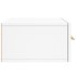 Mesitas de noche de pared 2 uds blanco 35x35x20
