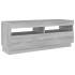 Mueble de TV con luces LED gris Sonoma 100x35x40