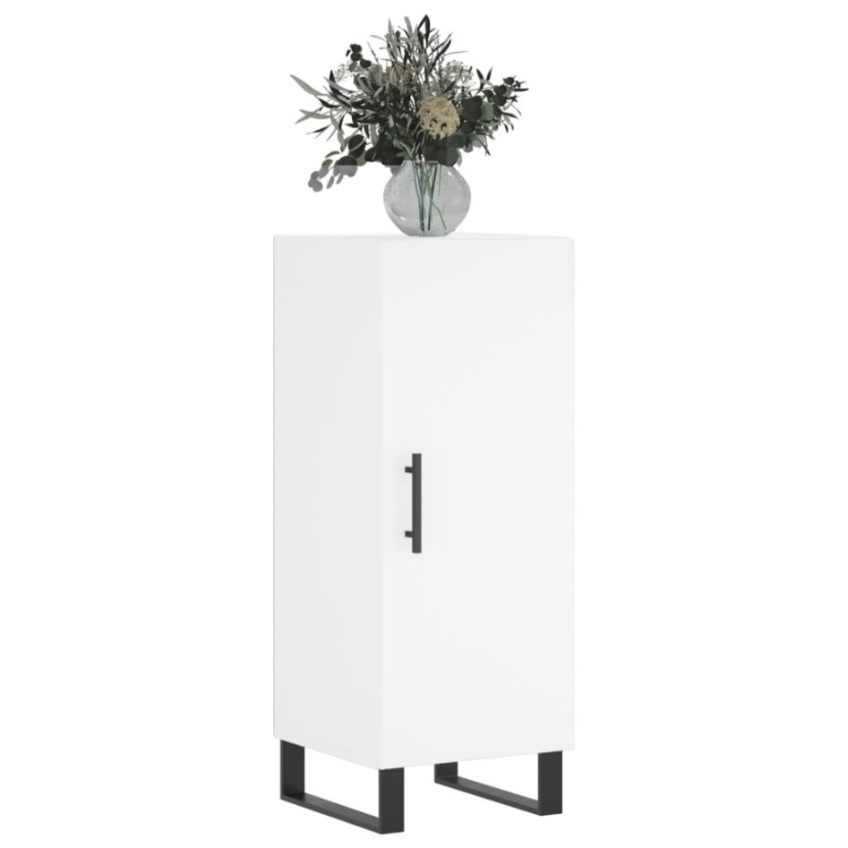 Aparador madera de ingeniería blanco 34,5x34x90