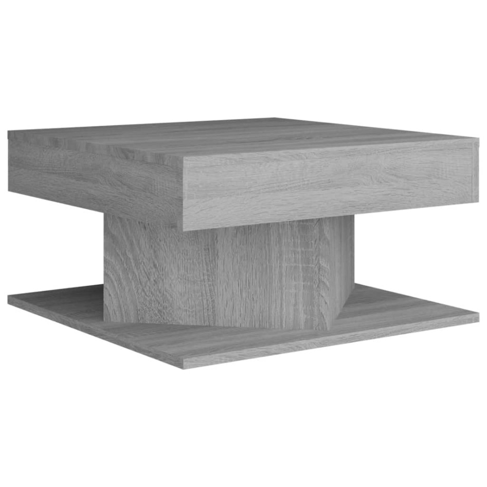 Mesa de centro madera de ingeniería gris Sonoma 57x57x30