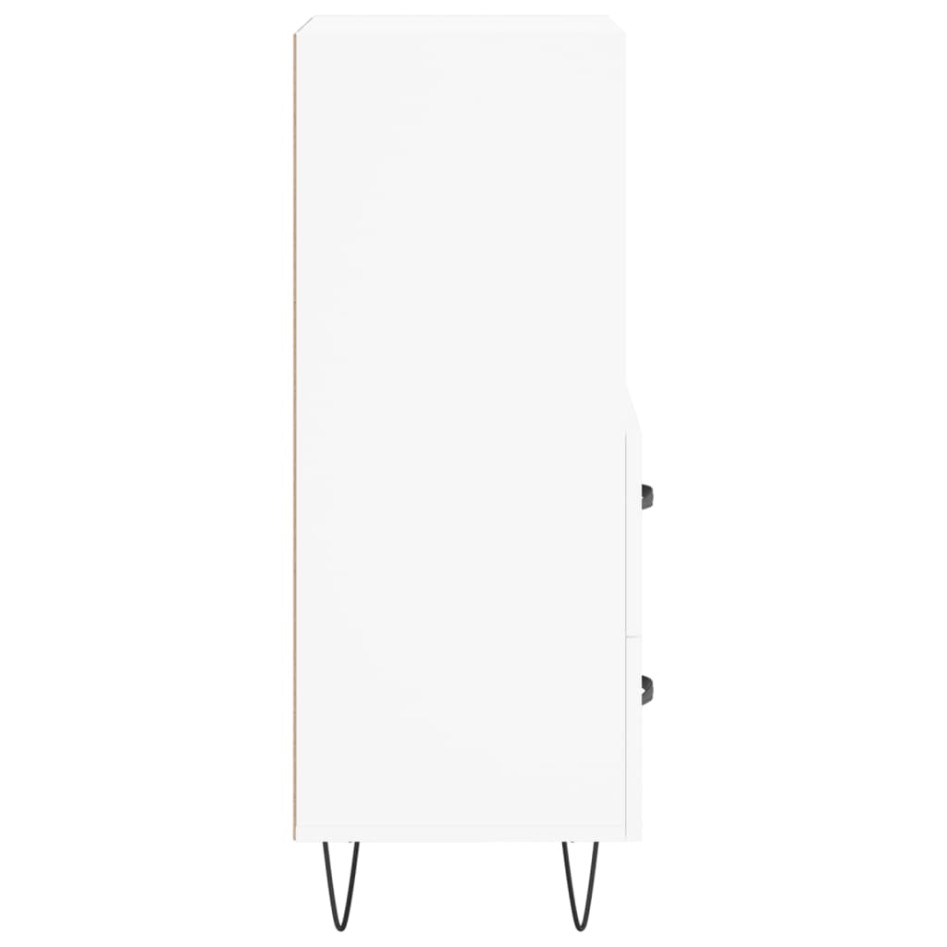 Aparador madera de ingeniería blanco 34,5x34x90