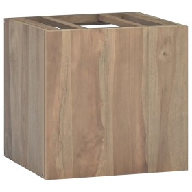 Armario de baño de pared madera maciza de teca 46x25,5x40