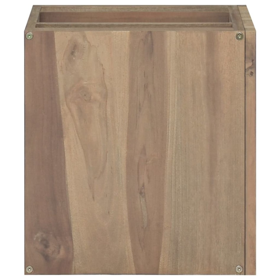 Armario de baño de pared madera maciza de teca 46x25,5x40