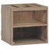 Armario de baño de pared madera maciza de teca 46x25,5x40