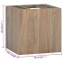 Armario de baño de pared madera maciza de teca 46x25,5x40