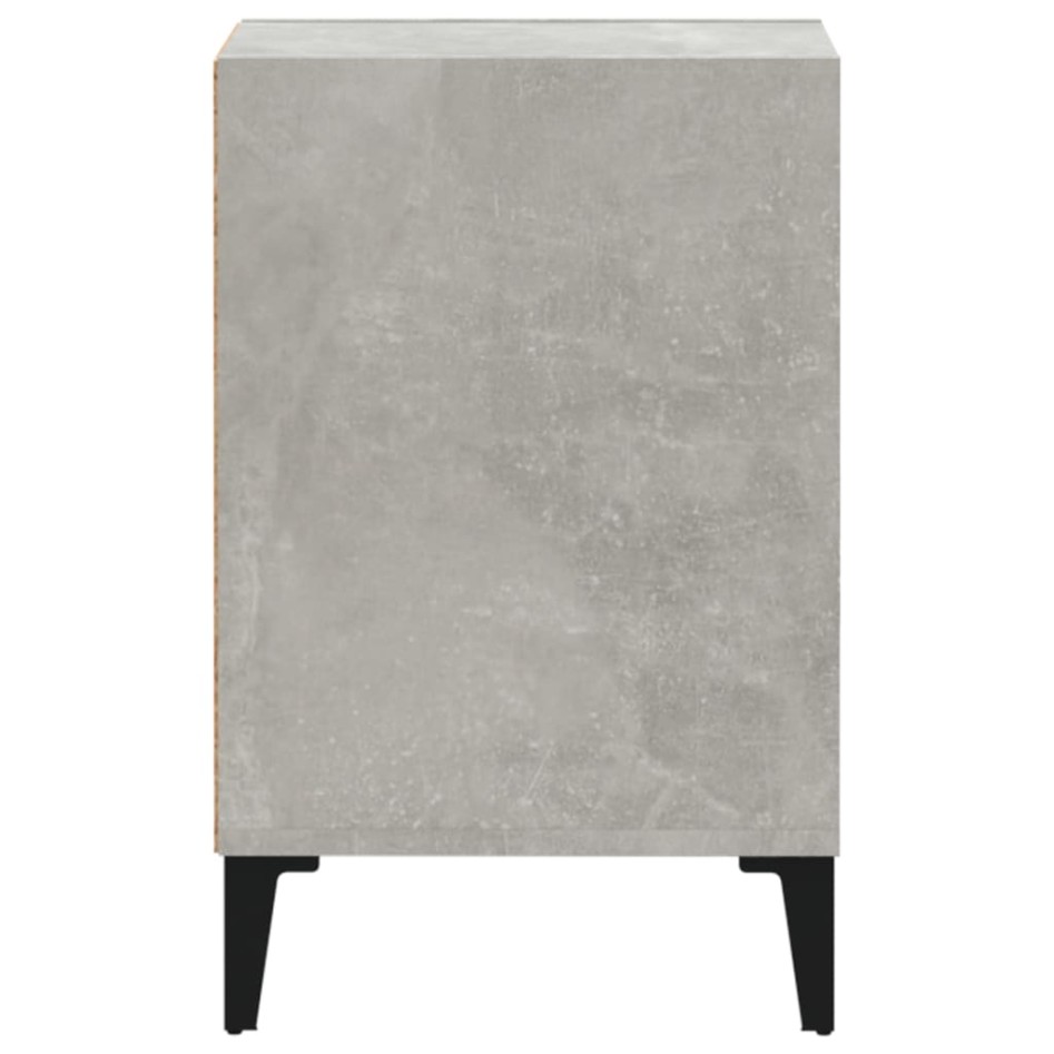 Mueble para TV madera contrachapada gris hormigón 100x35x55