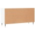 Banco zapatero madera de ingeniería blanco 102x35x55