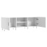 Mueble para TV madera de ingeniería blanco 150x30x50
