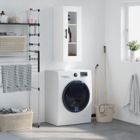 Armario de pared blanco 34,5x34x90