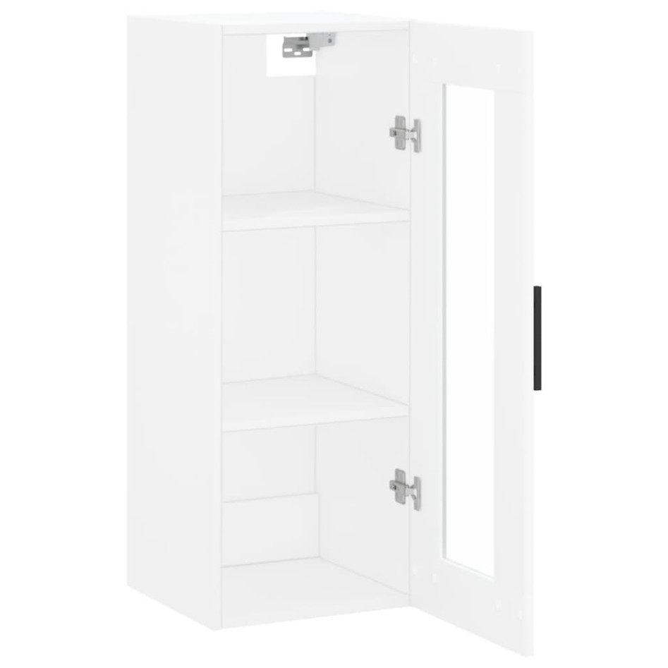 Armario de pared blanco 34,5x34x90