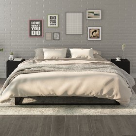 Mesitas de noche 2 unidades madera contrachapada