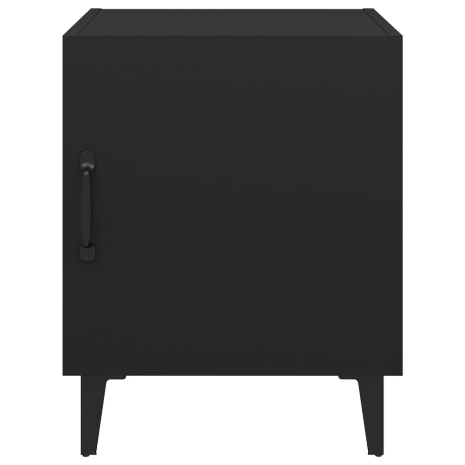 Mesitas de noche 2 unidades madera contrachapada