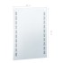 Espejo de pared de baño con LED 60x80
