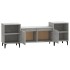 Mueble para TV madera contrachapada gris hormigón 160x35x55