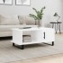 Mesa de centro madera contrachapada blanco 90x50x40