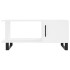 Mesa de centro madera contrachapada blanco 90x50x40