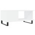 Mesa de centro madera contrachapada blanco 90x50x40