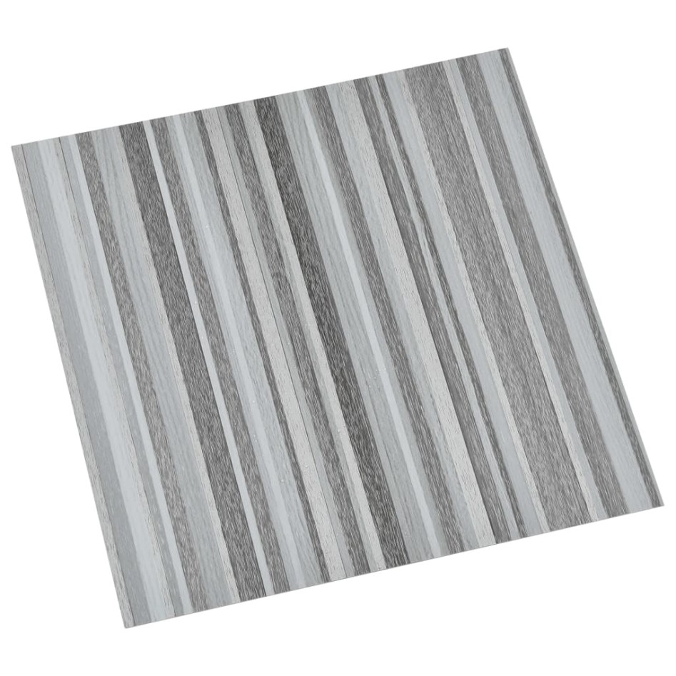 Lamas para suelo autoadhesivas 55 uds PVC gris claro 5,11