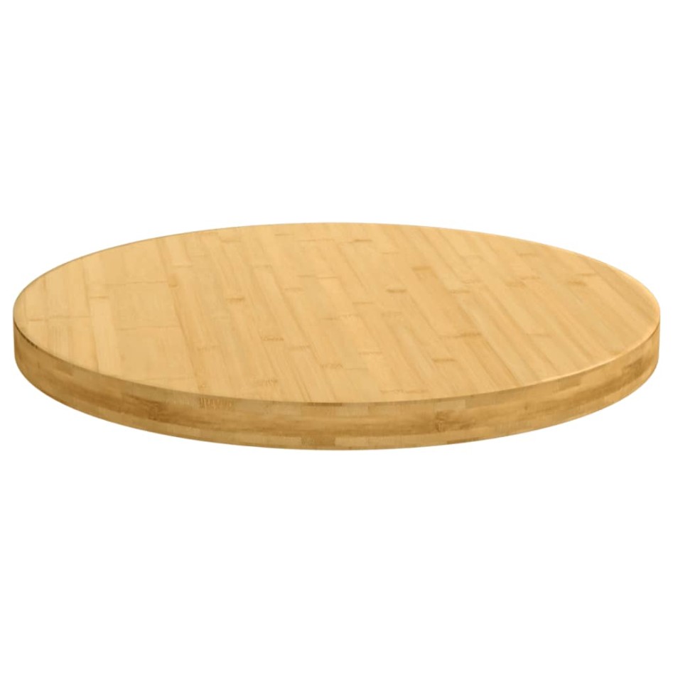 Tablero de mesa de bambú Ø80x4