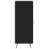 Aparador de madera contrachapada negro 34,5x34x90
