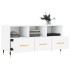Mueble de TV madera de ingeniería blanco 102x36x50