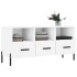 Mueble de TV madera de ingeniería blanco 102x36x50