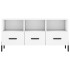 Mueble de TV madera de ingeniería blanco 102x36x50