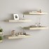 Estante flotante de pared 4 uds MDF roble 60x23,5x3,8