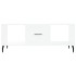 Mesa de centro madera contrachapada blanco 102x50x40
