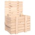Caja de almacenaje madera maciza de pino 58x40,5x42