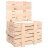 Caja de almacenaje madera maciza de pino 58x40,5x42
