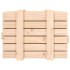 Caja de almacenaje madera maciza de pino 58x40,5x42