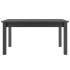Mesa de centro madera maciza de pino gris 80x50x40