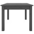 Mesa de centro madera maciza de pino gris 80x50x40