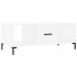 Mesa de centro madera contrachapada blanco 102x50x40
