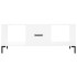Mesa de centro madera contrachapada blanco 102x50x40
