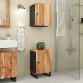 Mueble de baño madera maciza de acacia 38x33x58