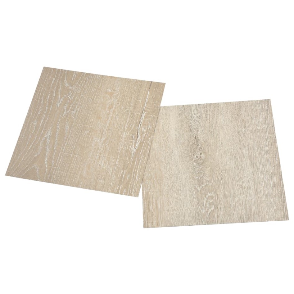 Lamas para suelo autoadhesivas 55 uds PVC beige 5,11